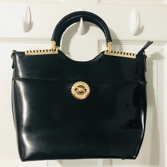 EUC Shiny Structured bag (no brand!) - Picture 1 of 5